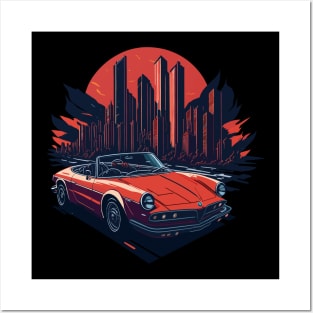 Alfa Romeo Spider Classic Car Posters and Art